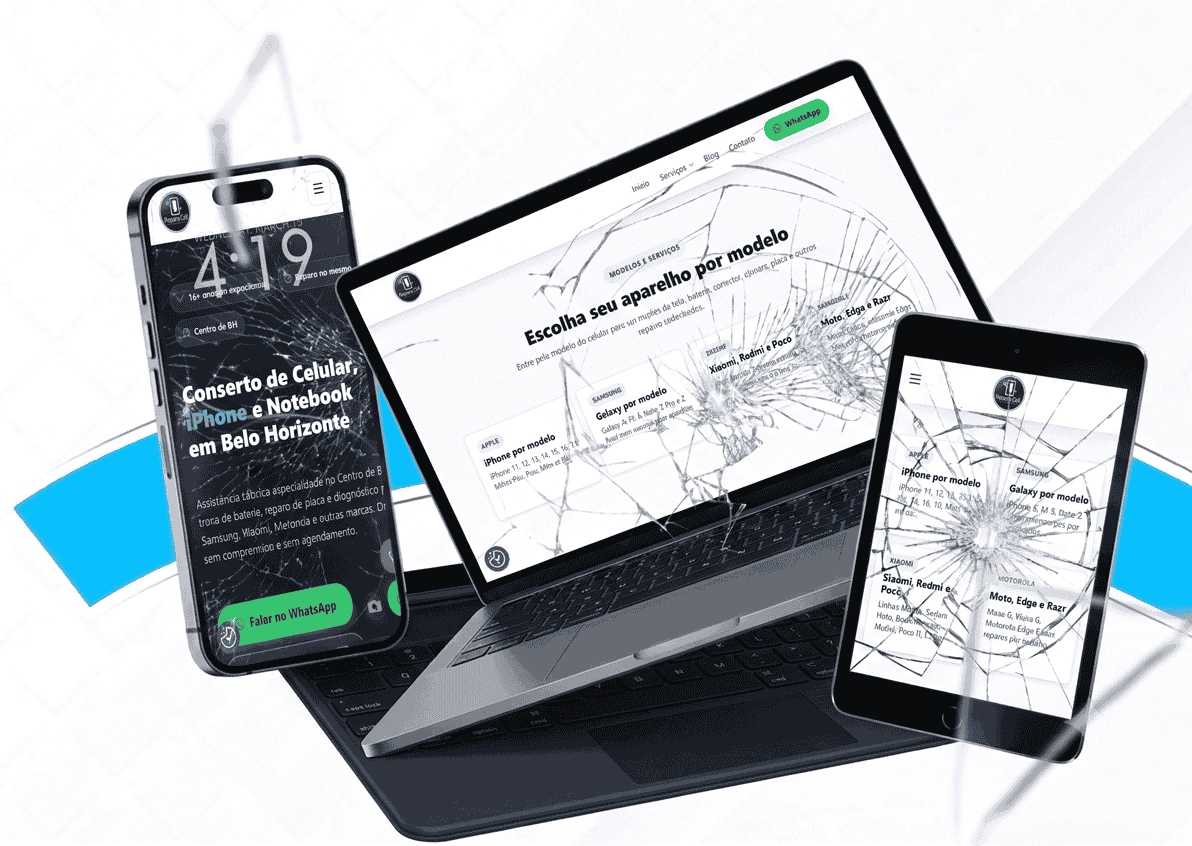 Capa, película, carregador e fone para celular